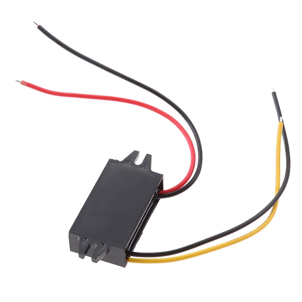 Waterproof DC/DC Converter 12V Step Down to 3.3V 3A 18W Power Supply Module