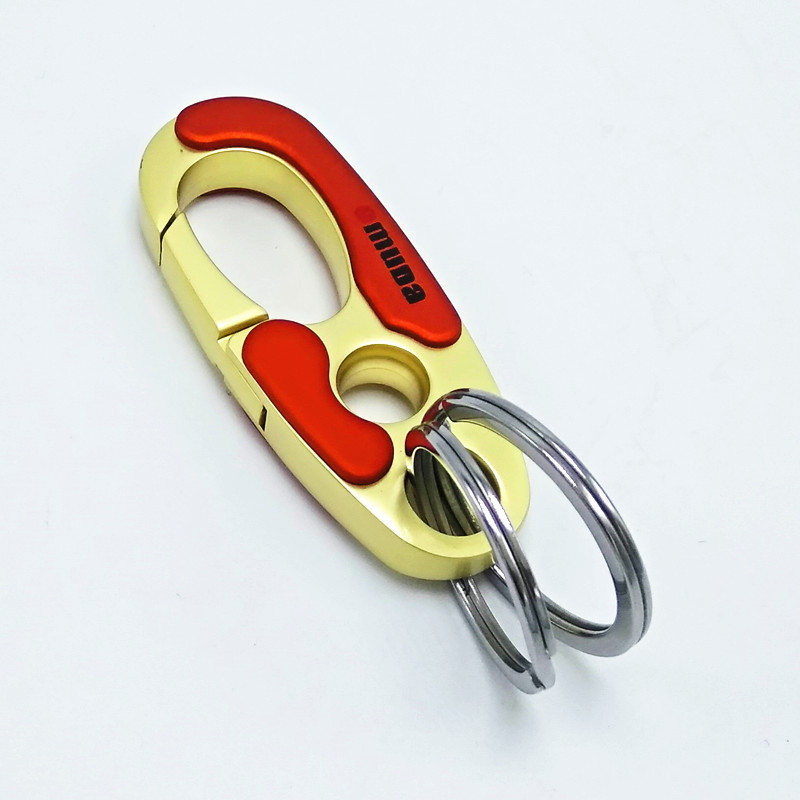 Móc khoá GADO móc chìa khóa có chốt khóa đeo lưng quần C3752 chất liệu thép không gỉ