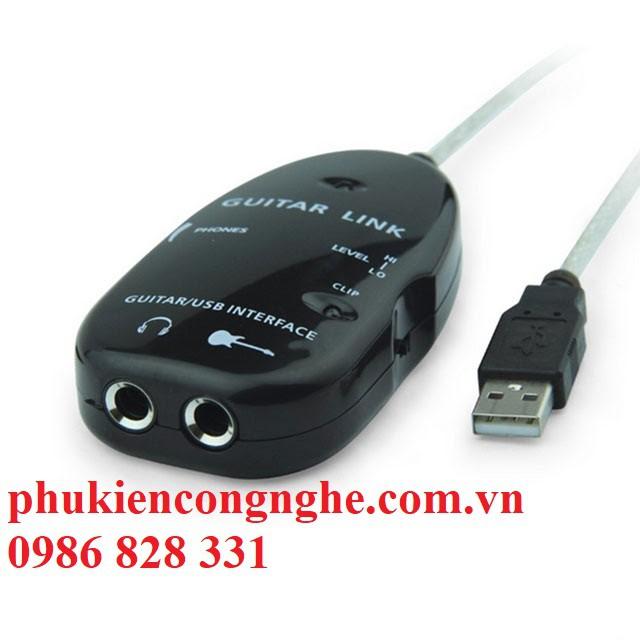 Cable USB Guitar Link kết nối đàn guitar với máy tính