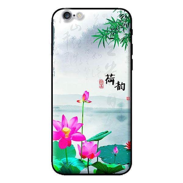 Ốp in cho iPhone 6s Sen Hồng - Hàng chính hãng