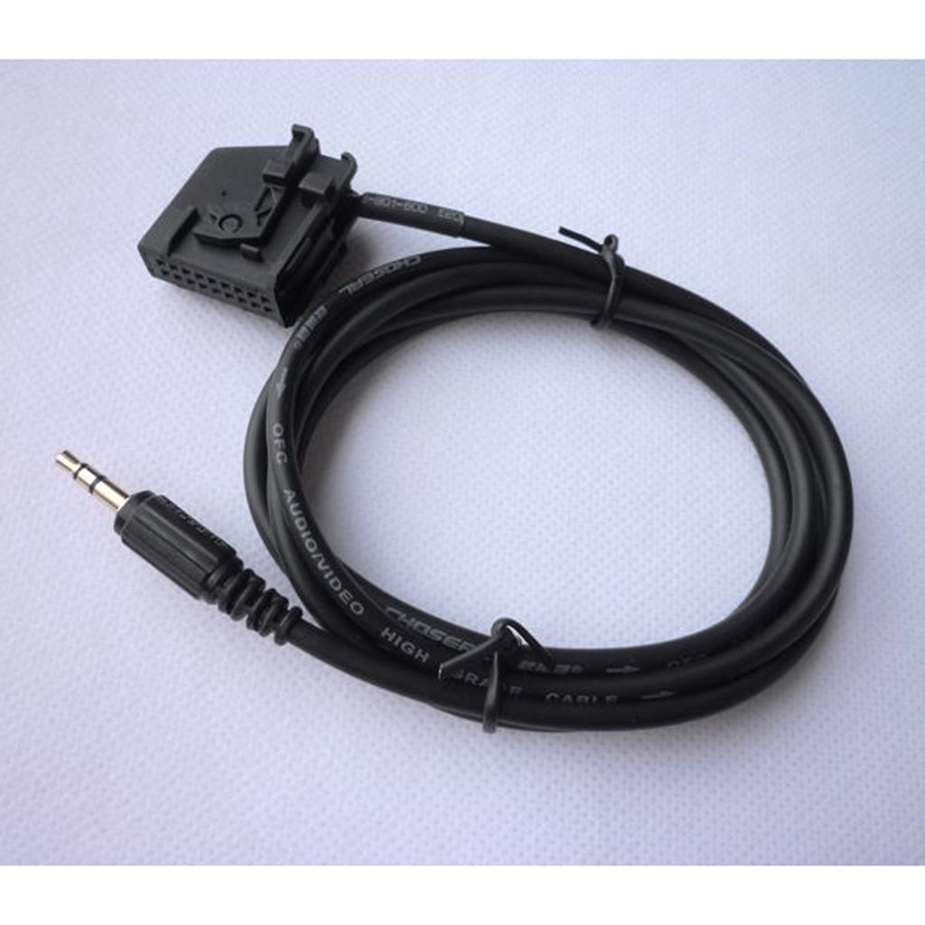3.5mm AUX Cord Interface Audio Adapter Cable for Mercedes Benz Comand 2.0