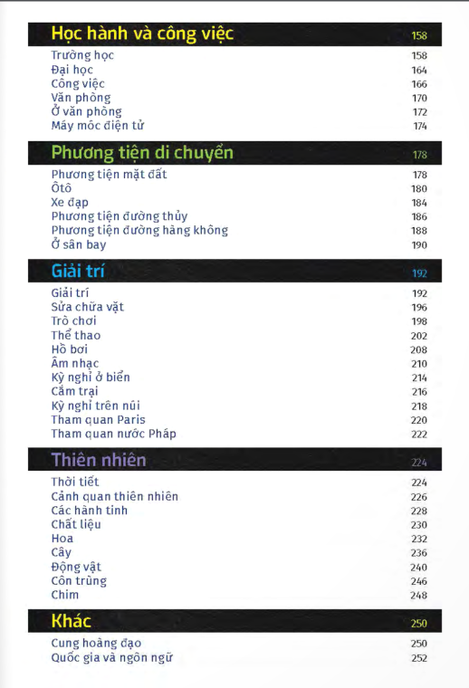Từ Điển Trực Quan Bỏ Túi Pháp - Việt - ảnh 3