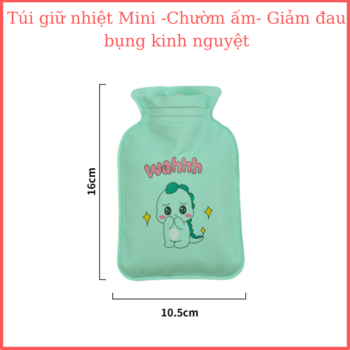 Túi giữ nhiệt chườm nóng/lạnh mini dễ thương Chườm bụng kinh và vết thương Túi chườm nóng lạnh hoạt hình cute 350ml