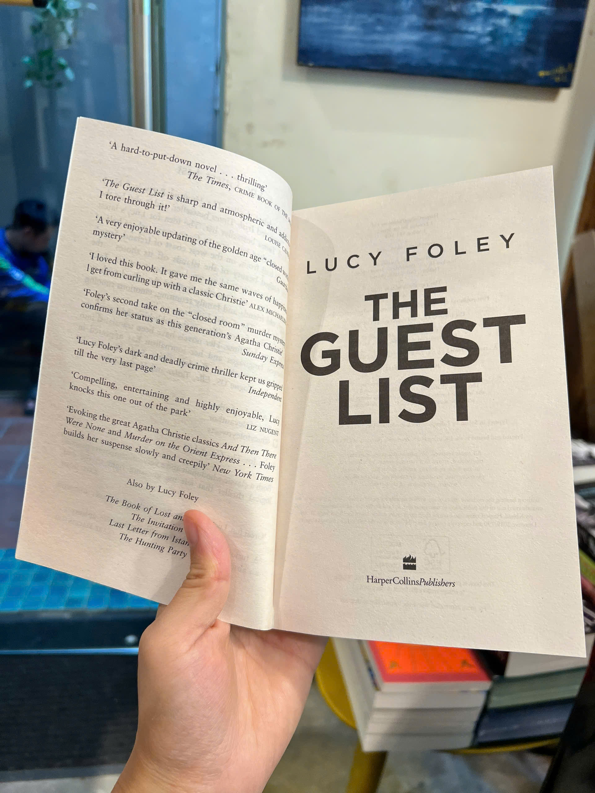 Sách - The Guest List by Lucy Foley | Mystery Thriller / Trinh thám Tiếng Anh / Ngoại văn Nhập khẩu
