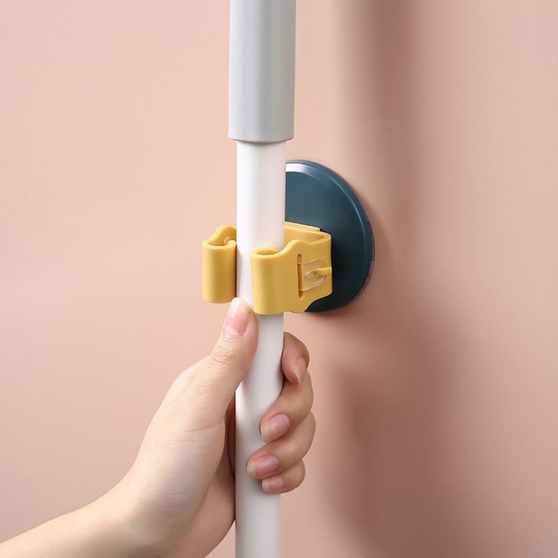 Giá Đỡ Cây Lau Nhà Gắn Tường Chống Trượt Tiện Dụng Cho Phòng Tắm / Nhà Bếp