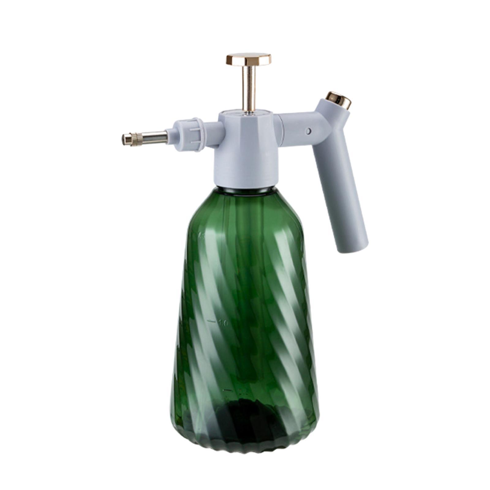 0.4 Gallon Handheld Garden Pump Sprayer with Adjustable Nozzle, 1.5L Hand Pump Pressure Water Sprayer Watering Can for Lawn and Garden, Car Detailing