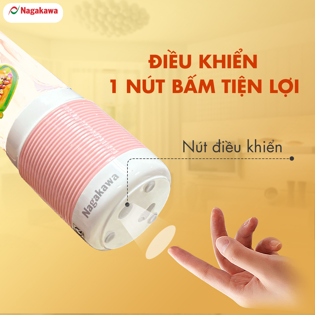 Máy xay sinh tố cầm tay Nagakawa NAG0826 (300ml – 35W) - Hàng chính hãng