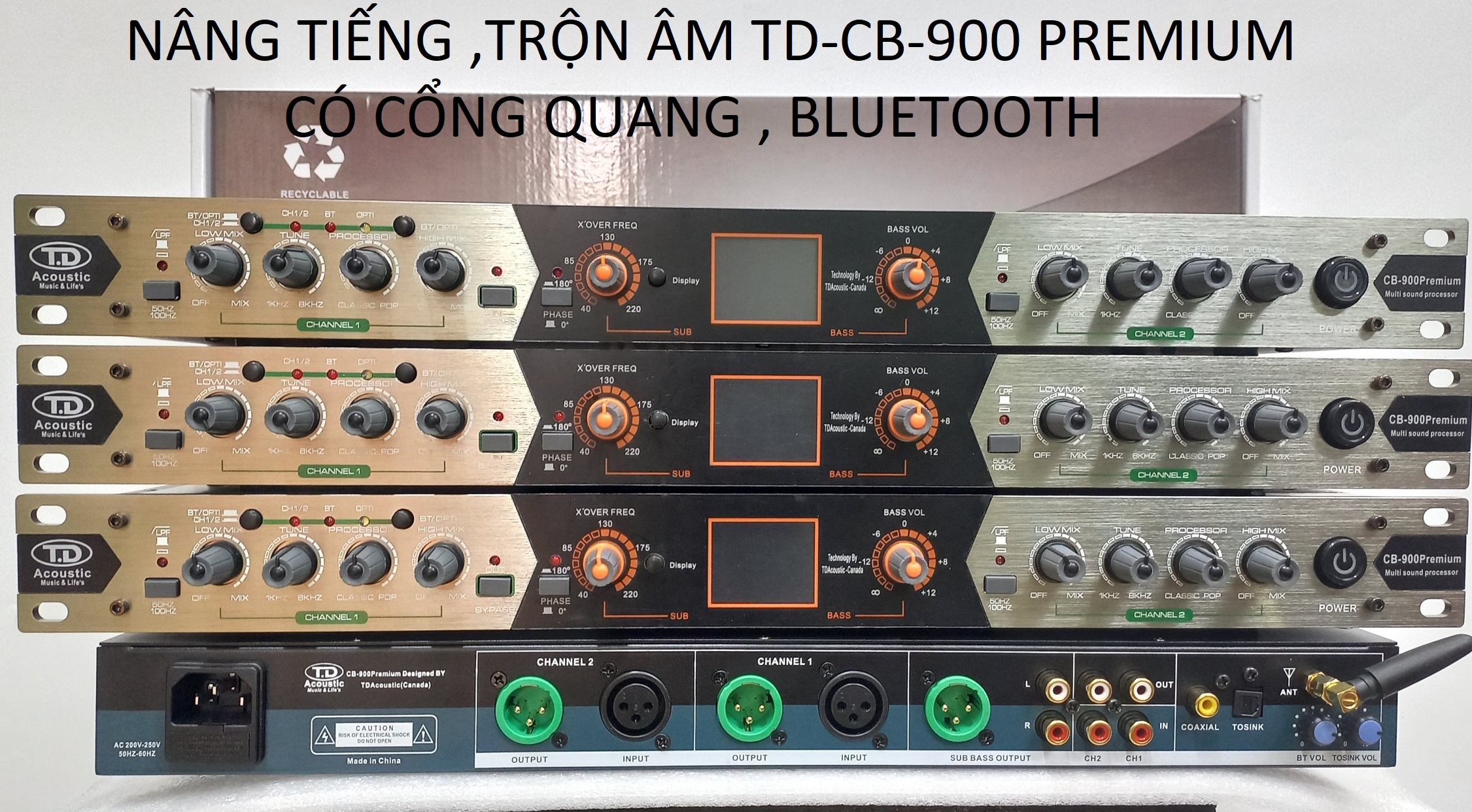 Nâng tiếng TD Acoustic CB-900 Premium