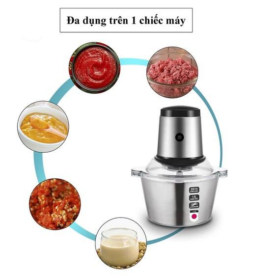 MÁY XAY THỊT, MÁY XAY ĐA NĂNG KITCHEN EXPERT HDA 2 LÍT CỐI INOX CHẤT LƯỢNG TỐT