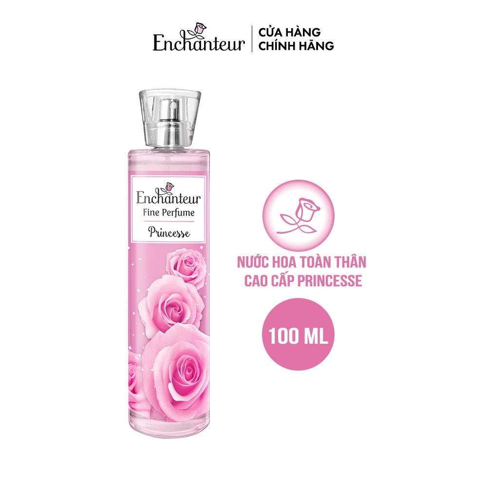 Nước hoa toàn thân cao cấp Enchanteur hương Princesse 100ml