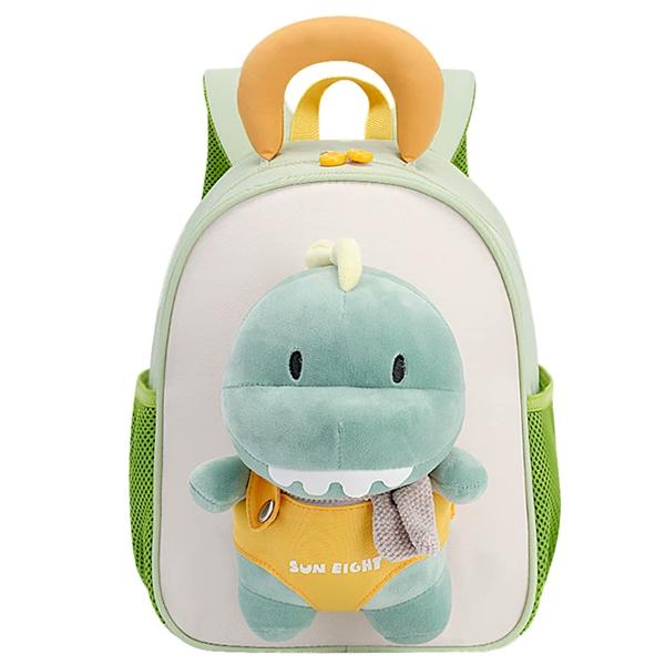 Ba Lô Mầm Non Khủng Long - Sun Eight 22316 - Màu Xanh Lá