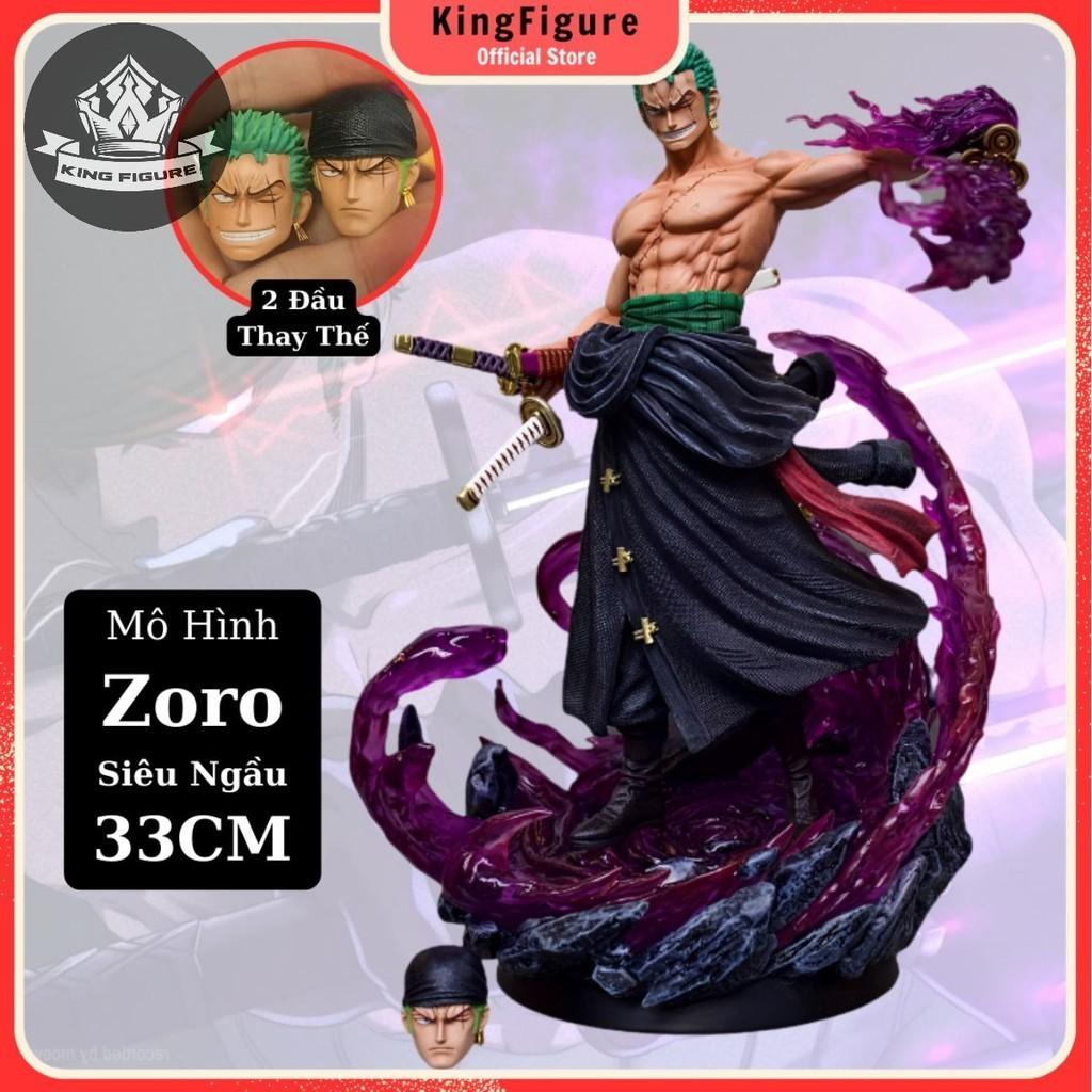 Mô Hình Zoro Siêu Ngầu 33Cm Siêu Ngầu Mô Hình One Piece Cao Cấp, Figure Mô Hình Anmie One Piece Luffy Vua Hải Tặc