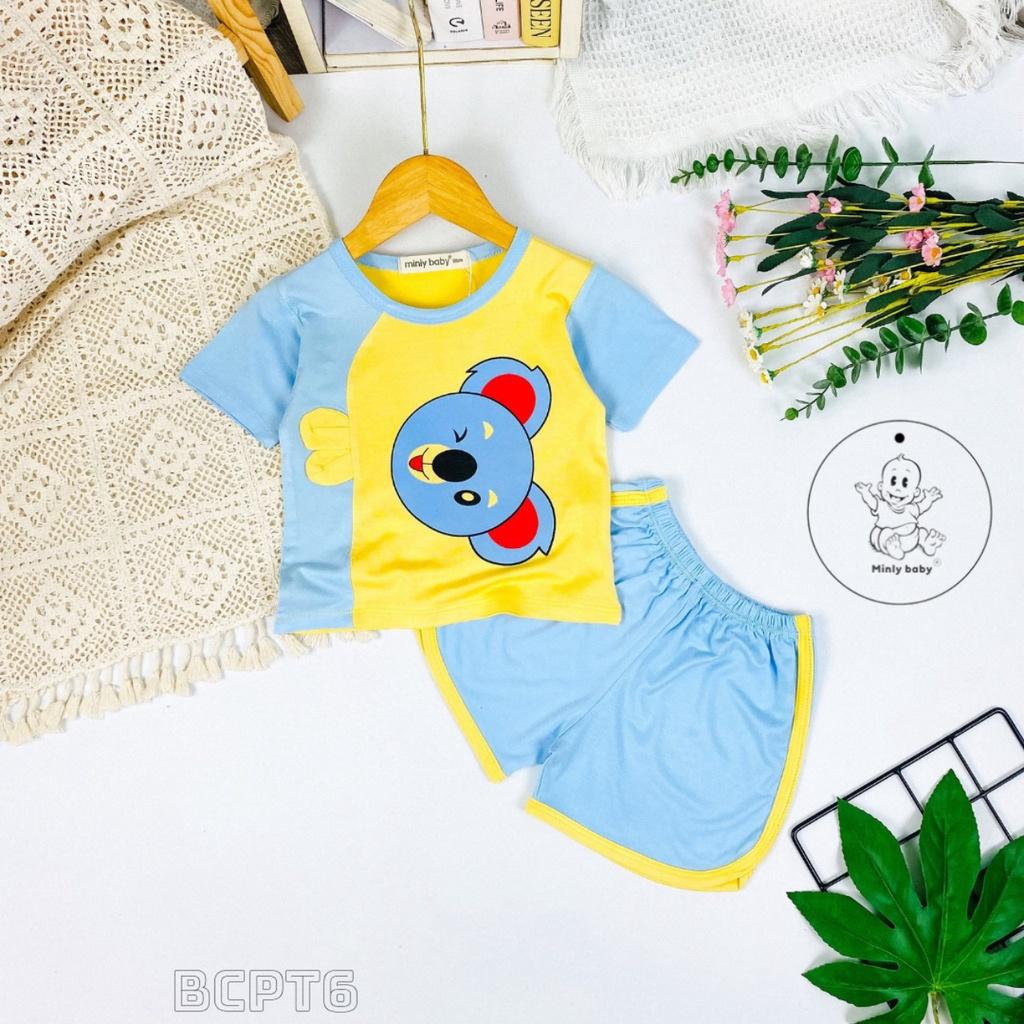 Đồ bộ bé gái, bộ cộc tay mùa hè cho bé họa tiết đáng yêu size 5-28kg chất cotton mềm mịn mát