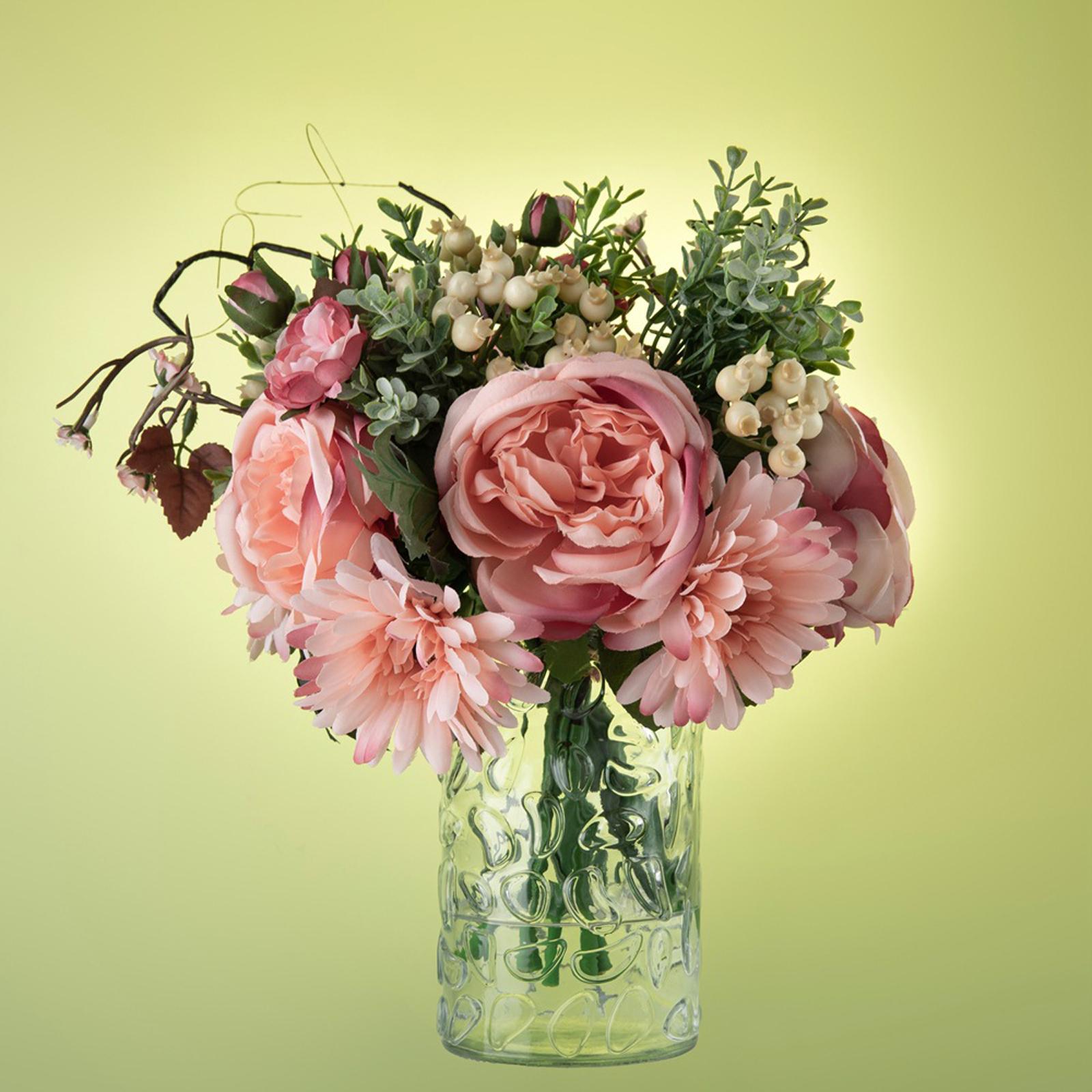 Artificial Flowers Bouquet Wedding Flowers for Centerpieces Desktop Garden