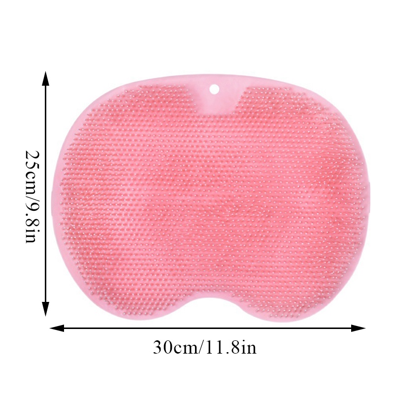 Tấm Silicon Chà Lưng,Chà Chân Có Móc Treo - Miếng Silicon Hút Chân Không Cọ Lưng,Cọ Chân Tiện Lợi - HÀNG LOẠI 1 - CHÍNH HÃNG MINIIN