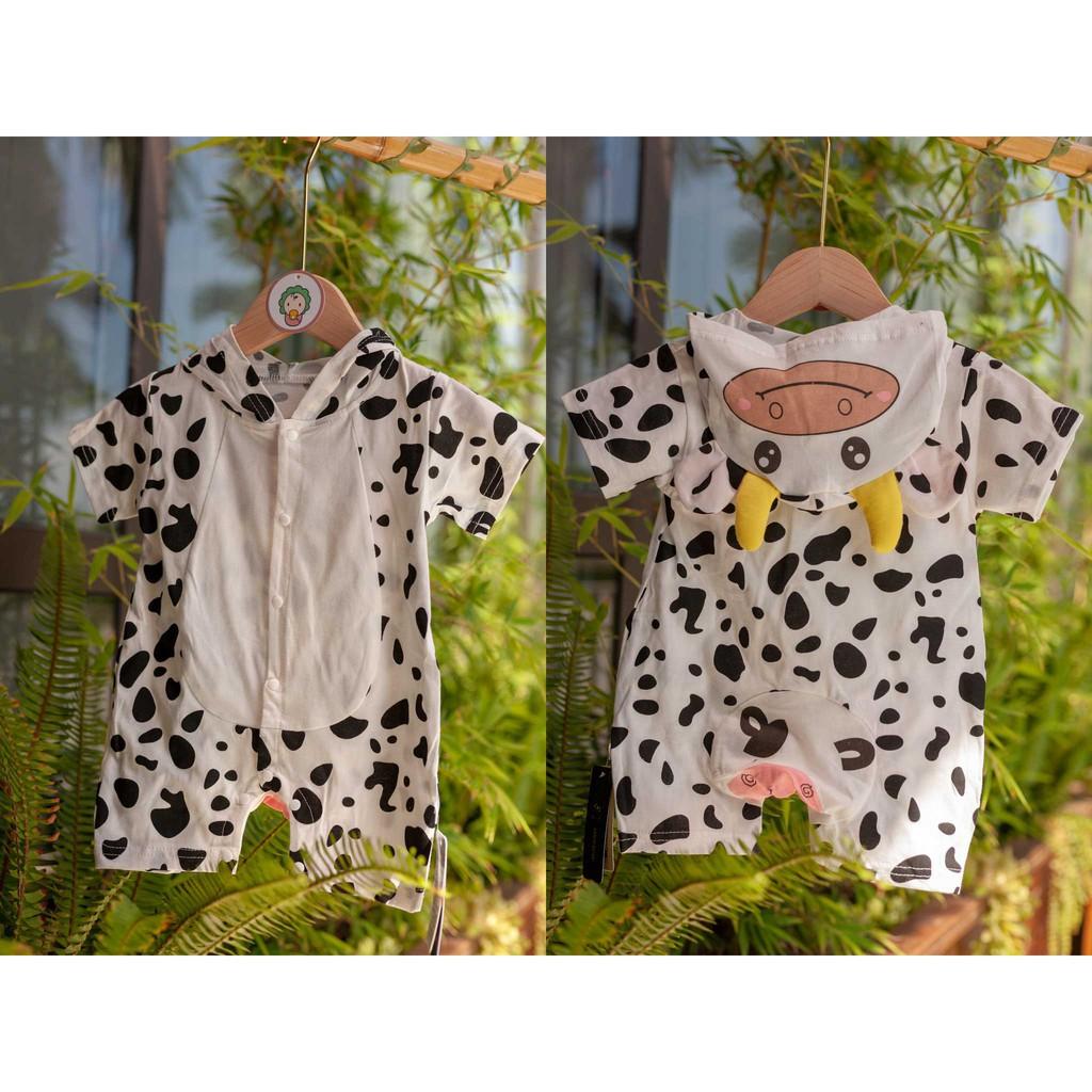 Body thú bodysuit cho bé bộ body đùi cho bé gái trai sơ sinh Cực Yêu hàng Quảng Châu mát mịn cao cấp từ 5-13kg - BDC14