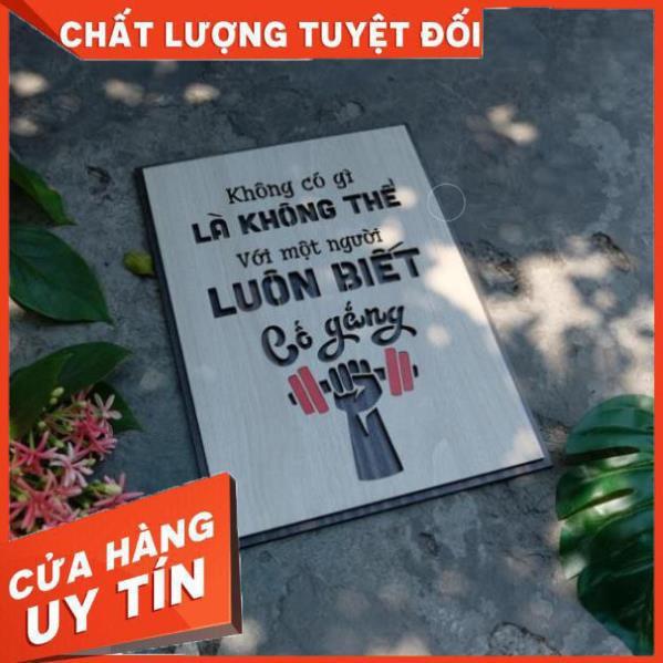 Tranh Decor tạo động lực theo tên slogan những câu nói hay