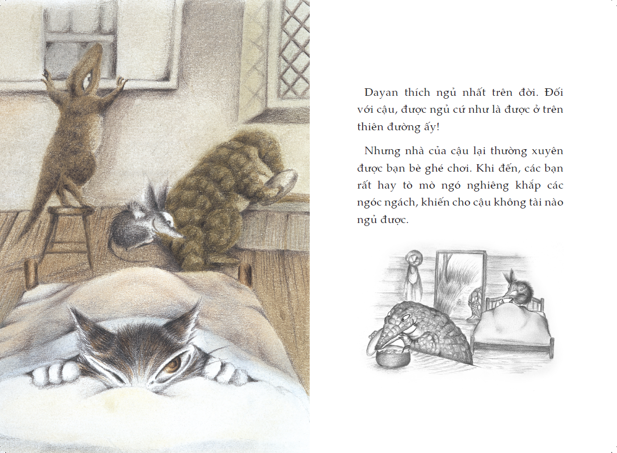 GIẤC MƠ NGON LÀNH CỦA DAYAN - Loạt truyện Mèo Dayan - Sách cho bé từ 3 tuổi