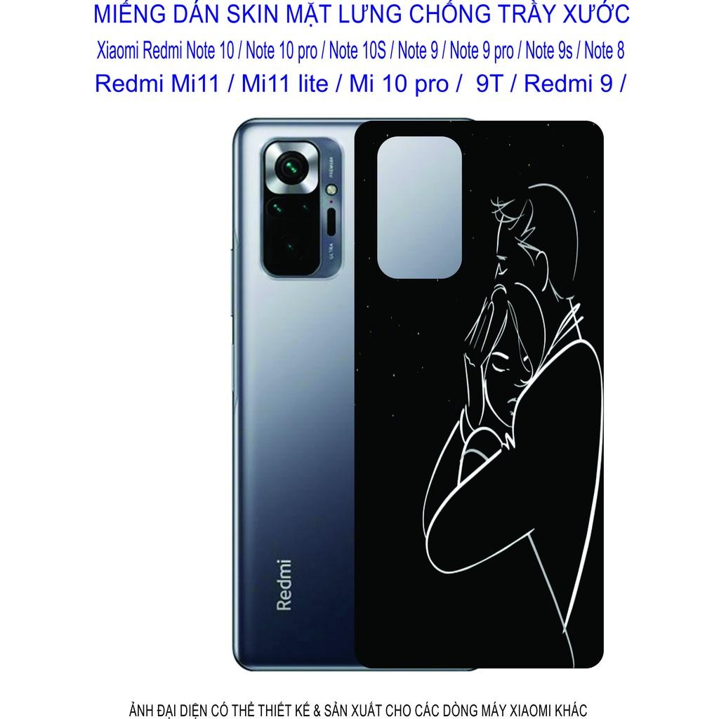 Miếng Dán Skin 3D dành cho Xiaomi Redmi note 10 / note 10pro / note 10s/ note 9/ note 9pro/ note 8/ mi 11/ mi 11lite/ mi 10pro