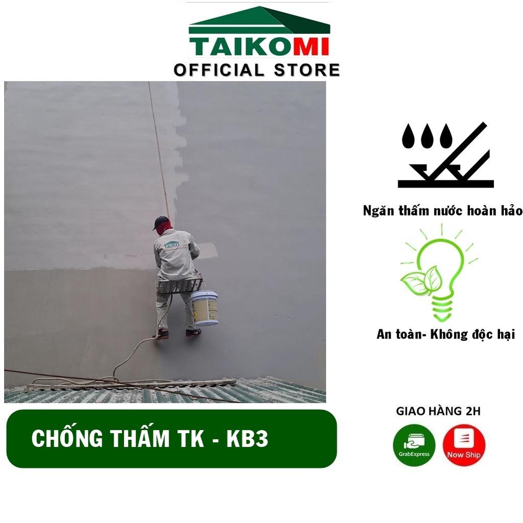 Sơn Chống Thấm Tường 1 Thành Phần KB3 Taikomi - Ngăn thấm nước cho bề mặt bê tông, xi măng cát