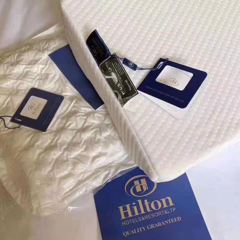 Gối Cao Su Hilton Cao Cấp - Chống Mỏi Vai Gáy