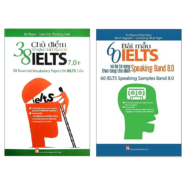 COMBO SÁCH : 60 Bài Mẫu IELST Và Bộ Từ Vựng Theo Từng Chủ Điểm + 38 Chủ Điểm Từ Vựng Thiết Yếu