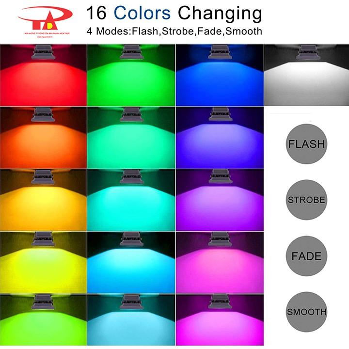 Đèn pha led 20w - Pha led 20w đổi màu