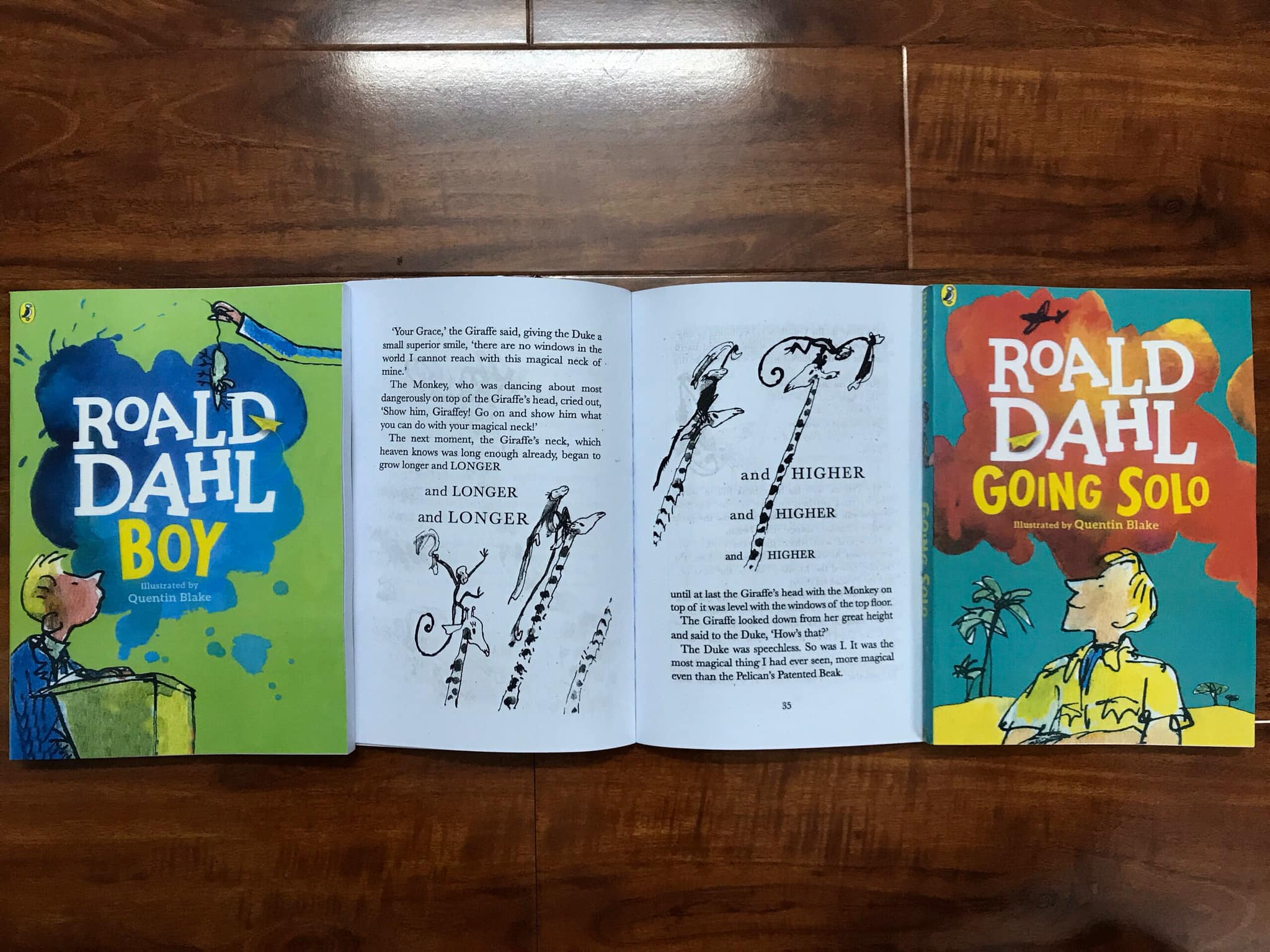 Tặng bộ roald dahl 16c in giấy chống lóa