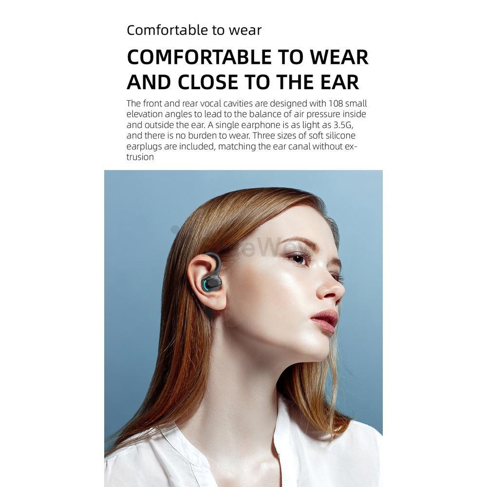 Tai Nghe Nhét Tai Bluetooth 5.2 Không Dây Có Micro F8 Phong Cách Doanh Nhân Chất Lượng Cao