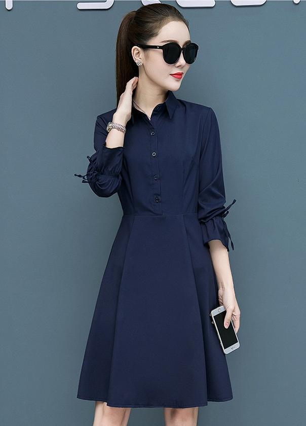 Đầm dự tiệc sơ mi mẫu mới Haint Boutique da52