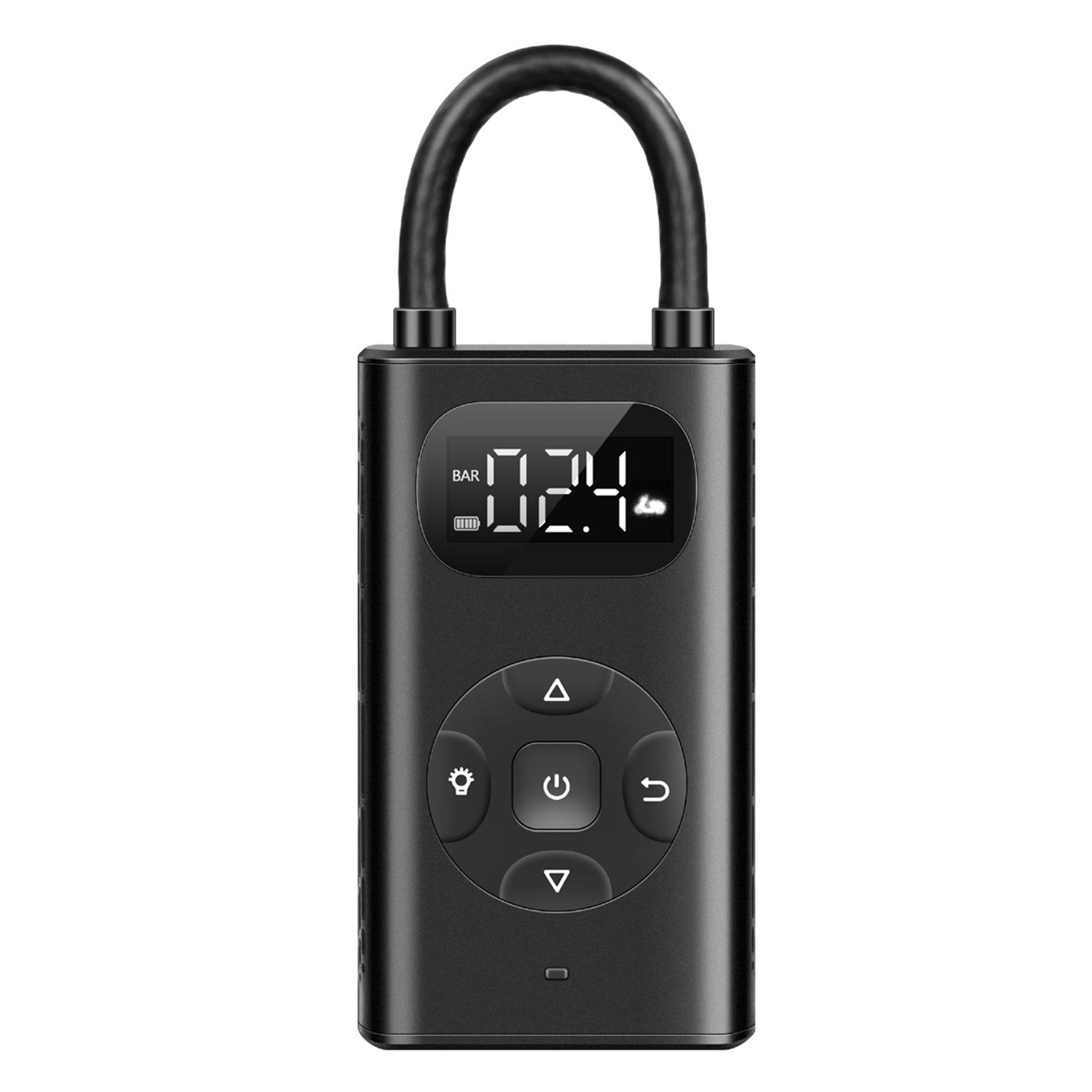 Electric Tire Inflator Cordlessly Mini Portable Car Air Compressor USB Rechargeable Digital Display Air Pump