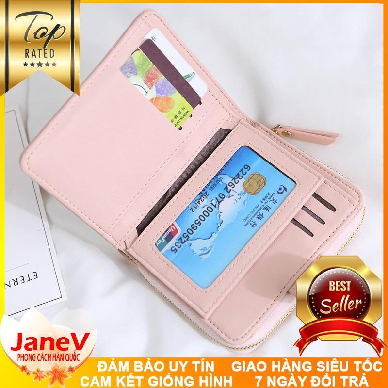 Ví Nữ Mini Ngắn Cầm Tay Cực Xinh Cao Cấp Phong Cách Hàn Quốc TVNN141
