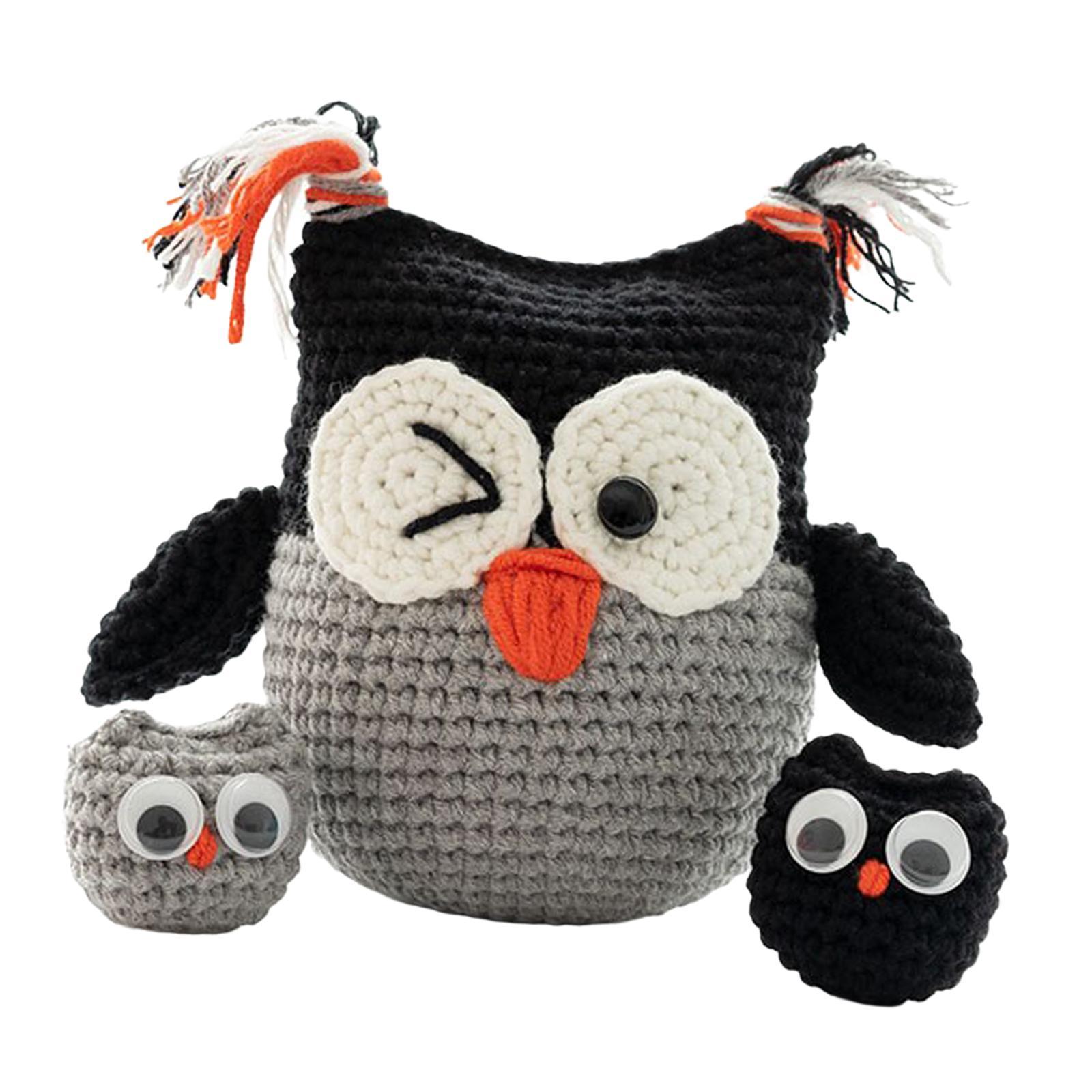 DIY Crochet Kit Hand Knitting Toy Classic for Birthday Gift Beginner Adults