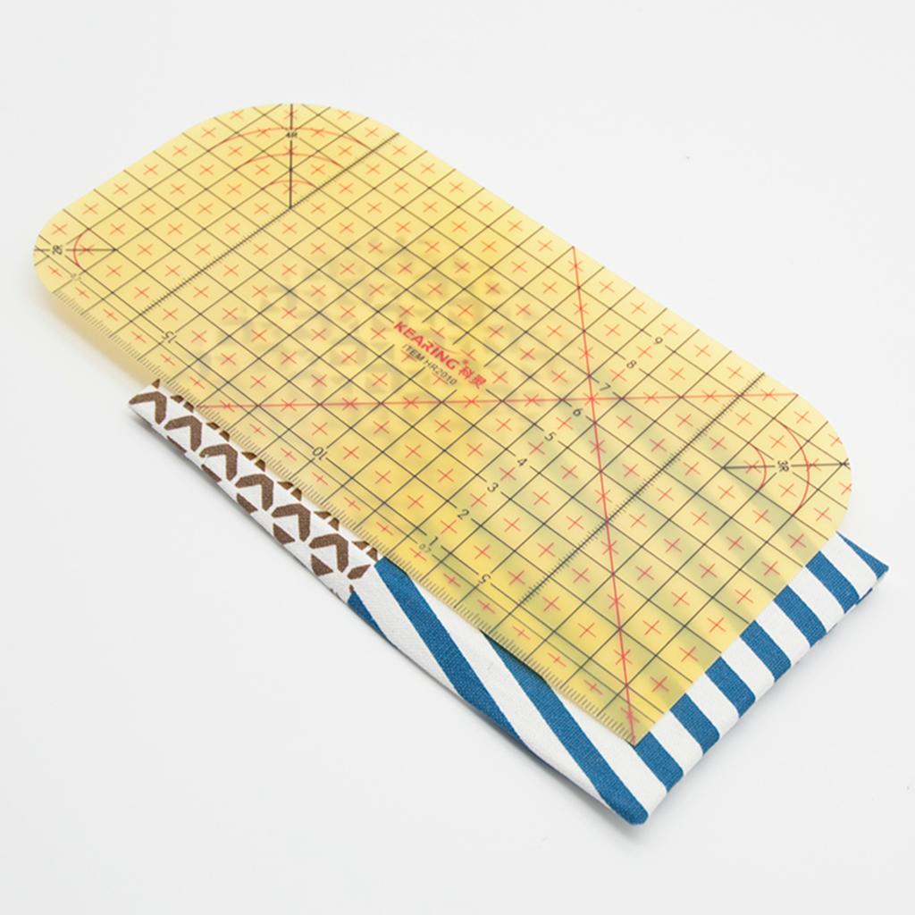 5x Hot Ironing Ruler Fabric Clothes Making Knitting Measuring Marking Tools