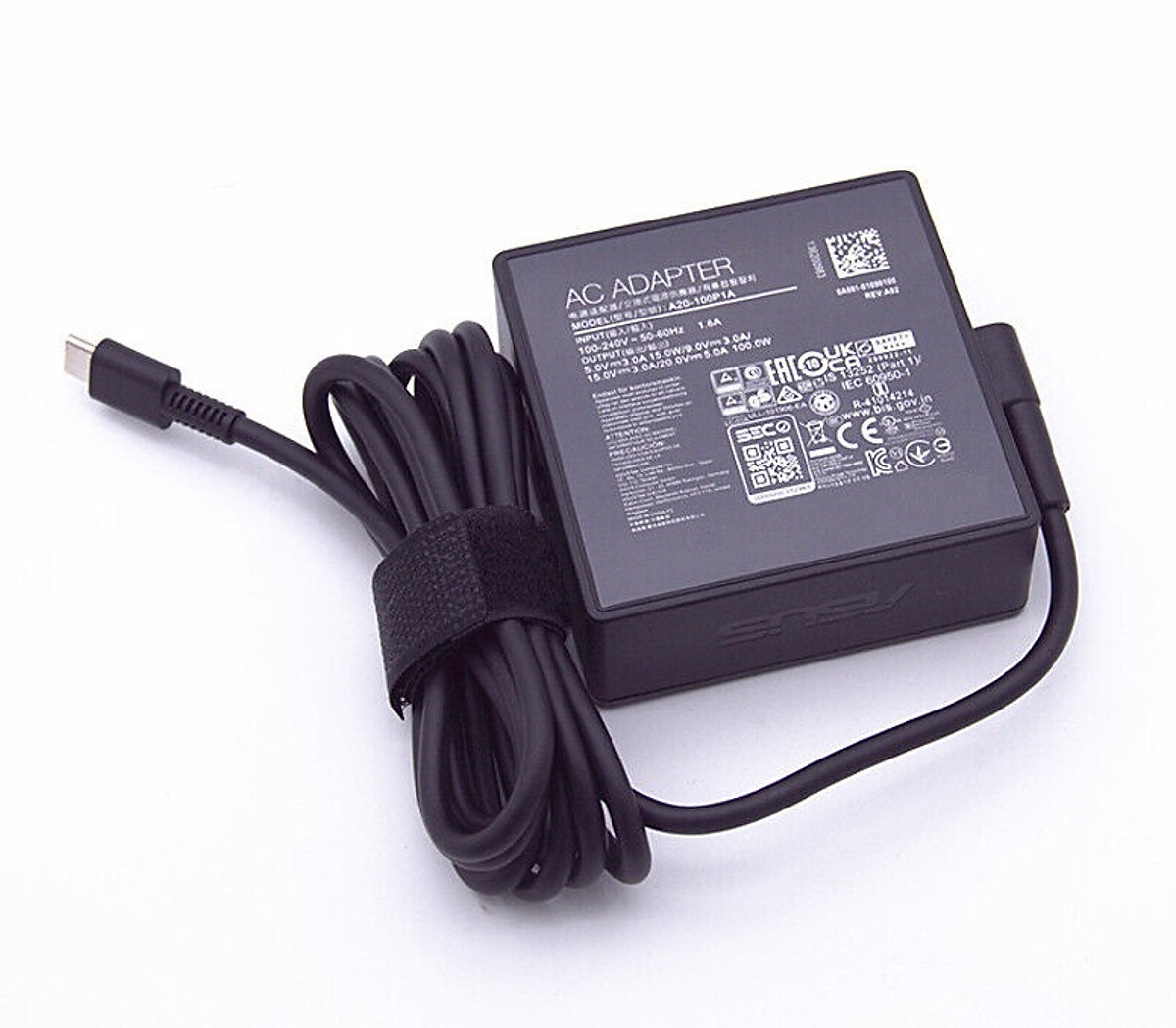 Sạc dành cho Laptop ASUS 100W USB C Adapter Type C Charger for ASUS ROG Zephyrus G14 G15 M16 S17  HÀNG NHẬP KHẨU