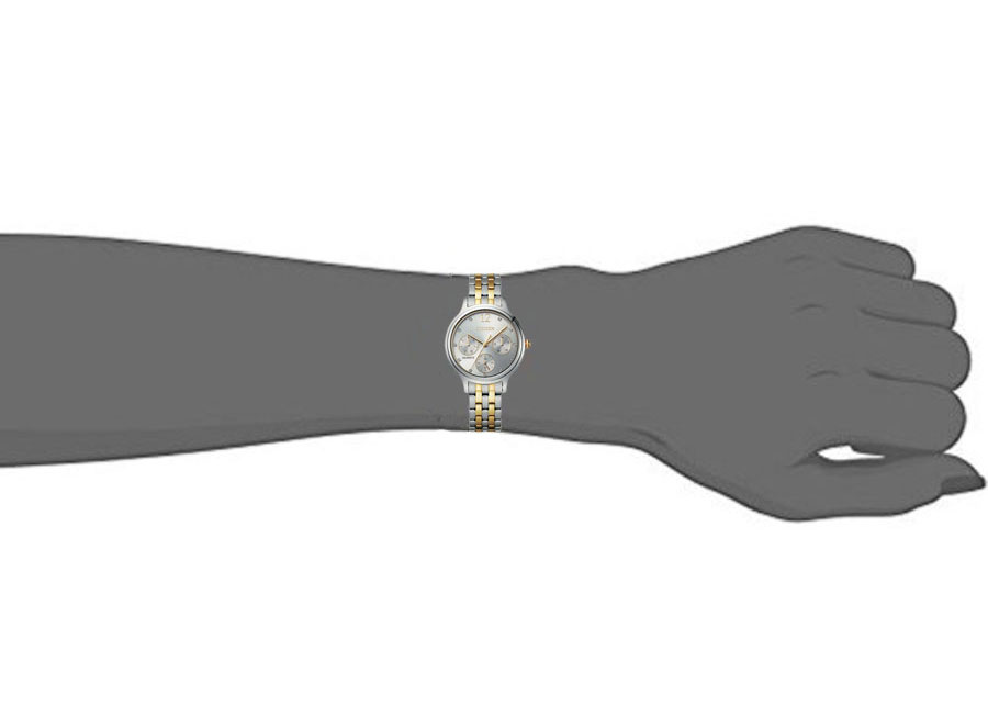 Đồng Hồ Nữ Citizen Đính Đá Swarovski Dây Thép Không Gỉ ED8184-51A - Mặt Trắng