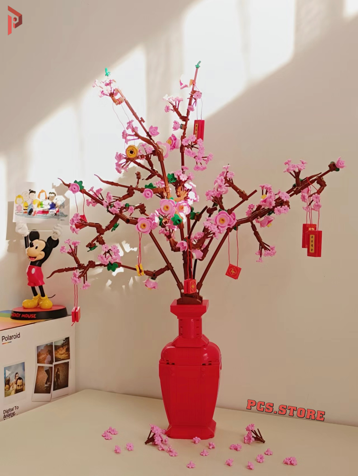 Đồ Chơi Lắp Ráp Mô Hình Cây Đào Tết Tài Lộc 2023 - PCS STORE