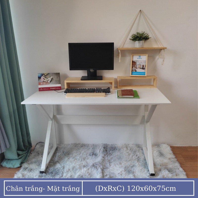 Bàn làm việc & gaming chân sắt chữ K 1m2
