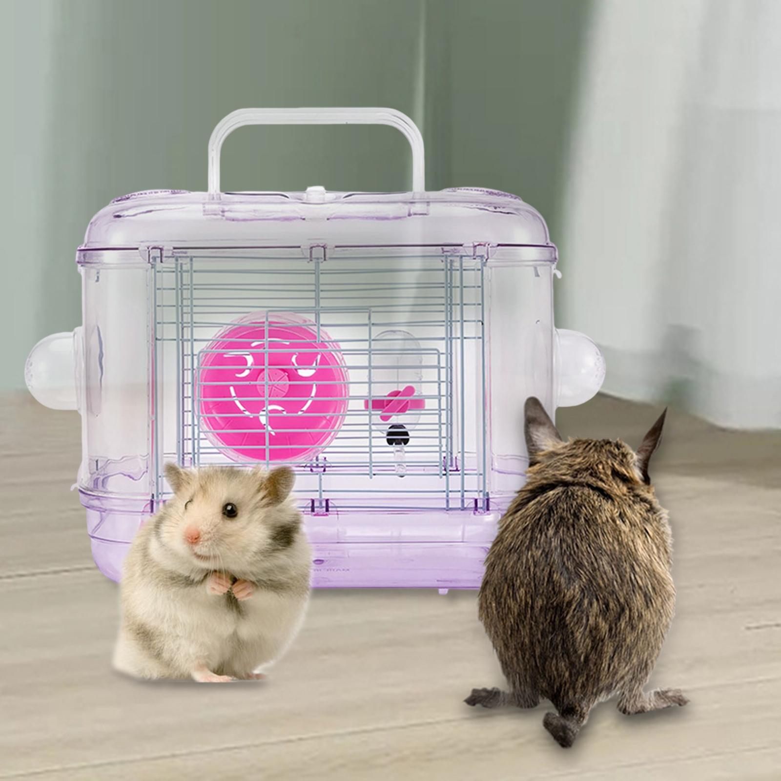 Hamster Travel Portable Carrier Hamster Travel Bag for Hedgehog Squirrel