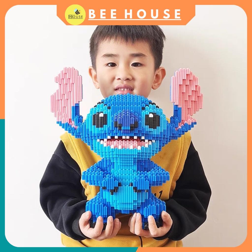 STITCH LILO món quà sinh nhật quà tặng handmade lắp ghép mô hình lắp ráp trưng bày mini block đồ chơi xếp hình