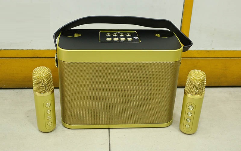 Loa Bluetooth Karaoke Sothing YS-219 Kèm 2 Micro Có Quai Xách Du Lịch- Hàng chính hãng