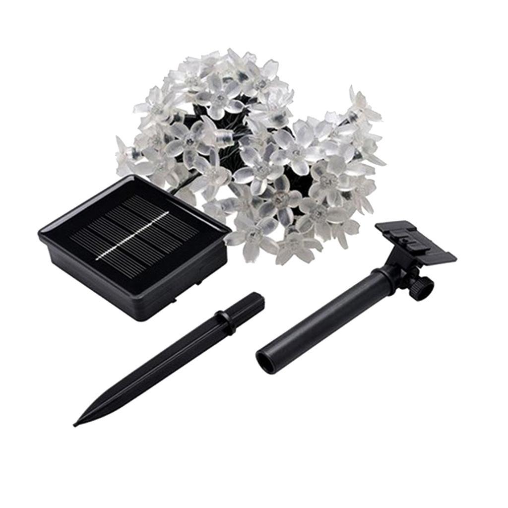 Outdoor Solar Powered 7m 50 LED String Lights Waterproof Lamp