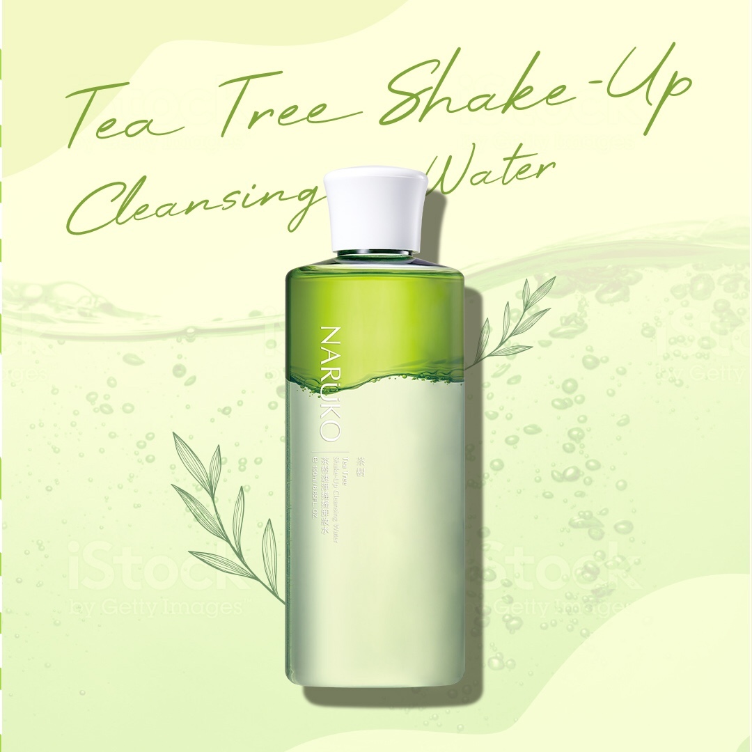 Naruko – Trà tràm – Nước tẩy trang 2 lớp – Tea Tree Shake-Up Cleansing Water