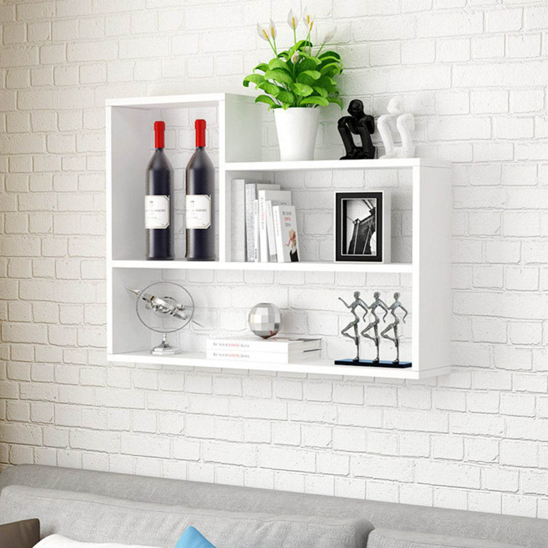 Giá sách để đồ treo tường SMLIFE Wagnard