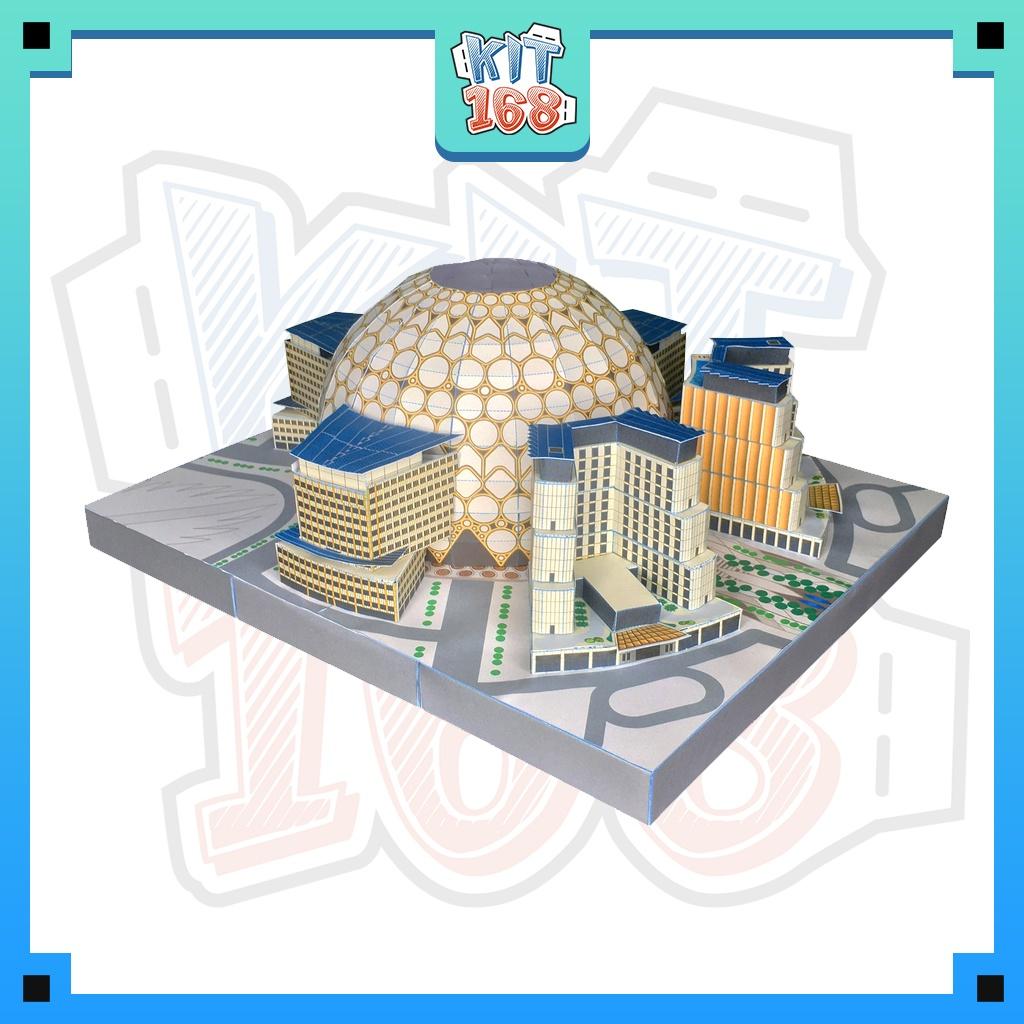 Mô hình giấy kiến trúc Al Wasl Plaza - Dubai