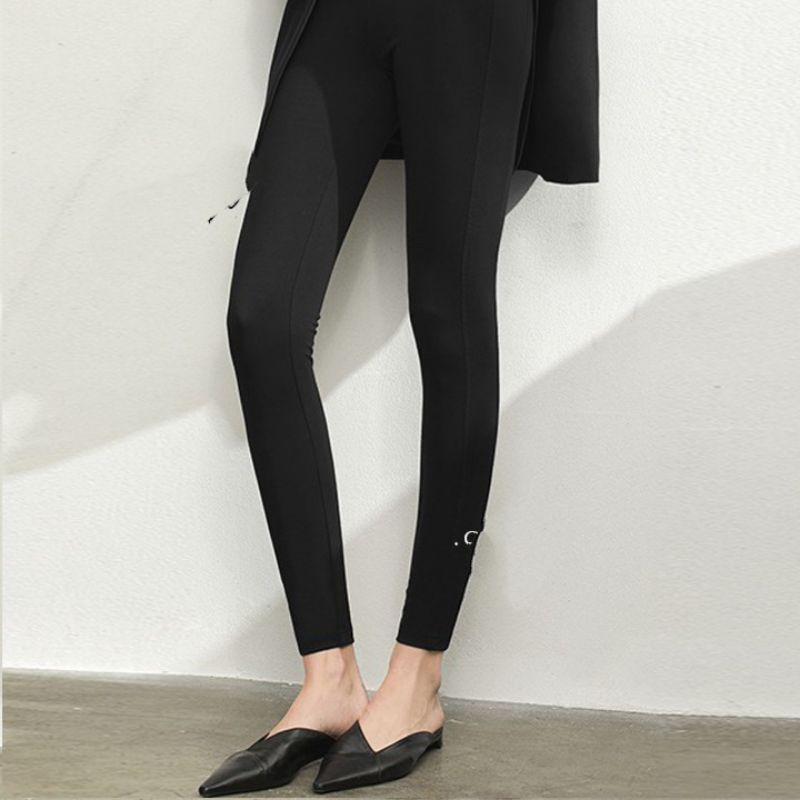 Quần Legging Hai túi sau Vải Umi hàn siêu đẹp phối đồ cá tính cho nữ
