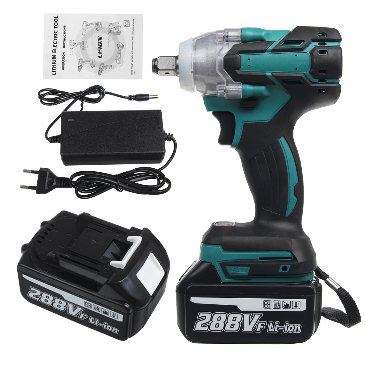 Máy vặn vít, tua vít không chổi than, sạc pin Lithium