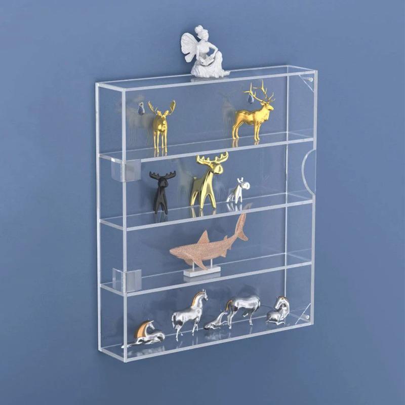 Hộp mica, Acrylic Cho Các Nhân Vật Pop Mini Treo Tường Hoặc Để Bàn, Hộp Bảo Quản Tủ