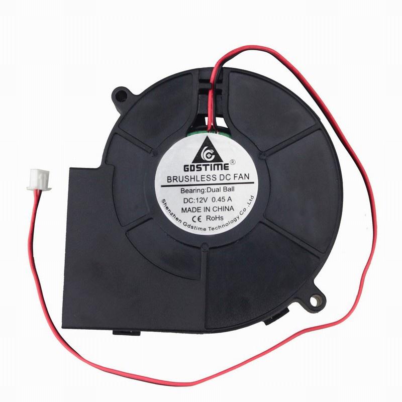 1 Pieces Gdstime 11V 97x33mm 9733 Ball Bearing DC Brushless Blower Cooler Cooling Fan 97mm x 33mm 9cm