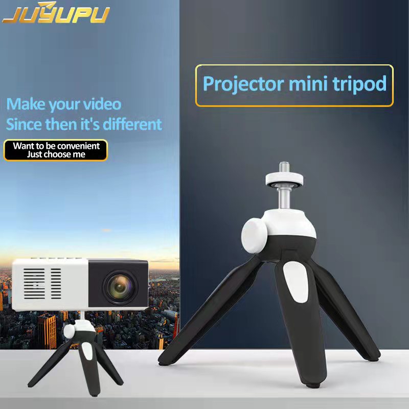 Giá đỡ máy chiếu JUYUPU T2 xoay 180 độ đa năng cầm tay có thể thu vào dễ dàng dành cho máy ảnh máy quay tripod mini hàng chính hãng